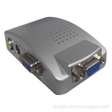 VGA to AV converter, resolution may reach 1024*768p 60Hz, plate gauge of 4*1220